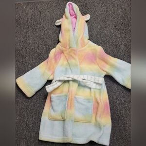 Cat & Jack Toddler Rainbow Unicorn Robe